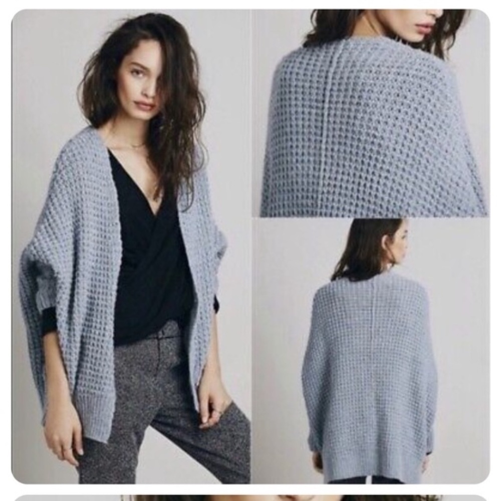 Free People Slouchy Knit Breeze Cardigan Sweater NWOT